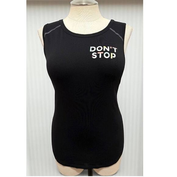 Torrid 2 (2X 18/20) Don't Stop Graphic Motivational Gym Active Wicking Tank Top - Picture 1 of 2